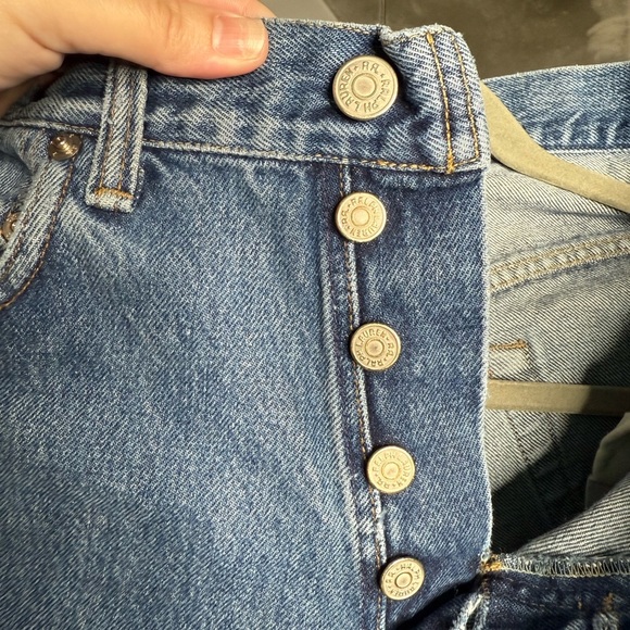 Vtg Ralph Lauren Jeans 31x31 100% Cotton Made In USA 90s Button Fly High Waist - Picture 4 of 15